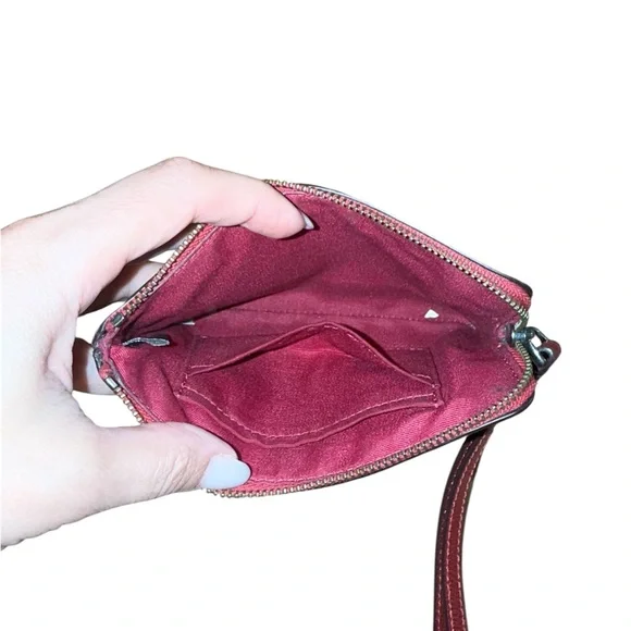 Coach Sparkling Red Wristlet - Picture 3 of 3